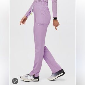 Figs Lavender Dew Evan High Waisted Pants